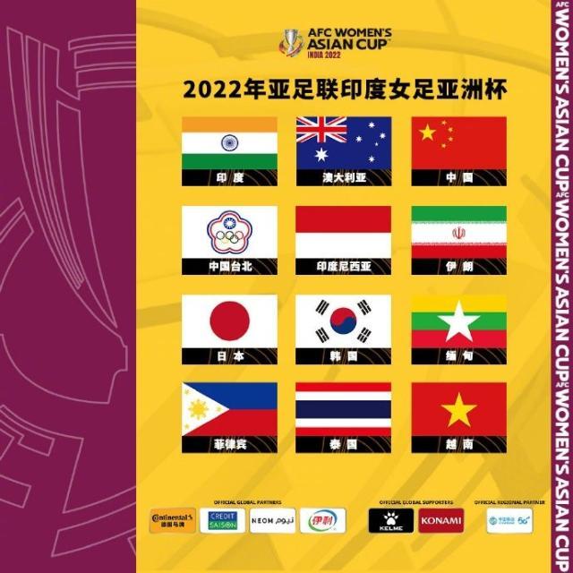 英雄联盟-2022印度女足亚洲杯参赛队确定 中国位列第二档